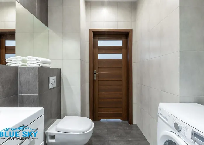 דירה Blue Sky - W Centrum, Blisko Deptaka, Restauracji I Atrakcji Karpacza - Obroncow Pokoju 1d קרפאז'